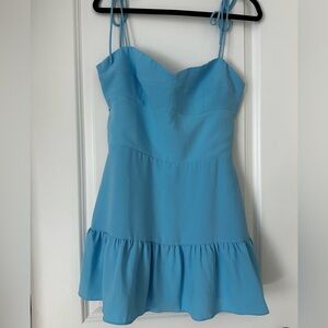 Amanda Uprichard Sky Blue Dress